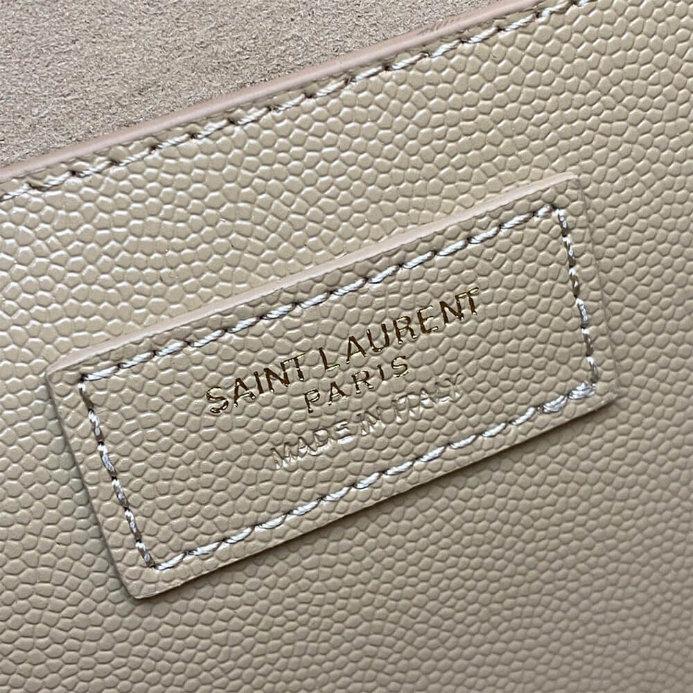 YSL kate medium in grain de poudre embossed leather - Top Club
