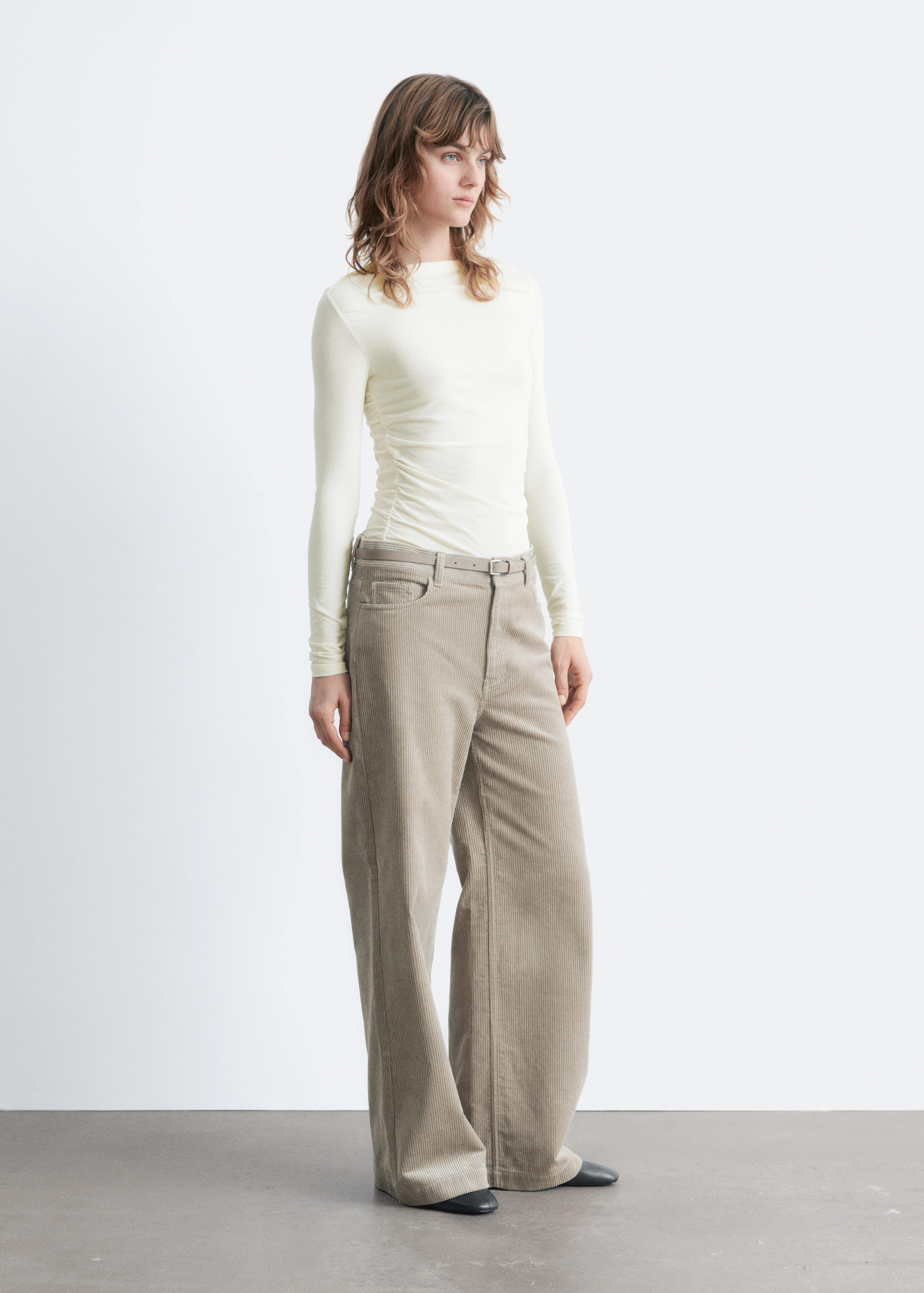 & Other Stories WIDE-LEG CORDUROY TROUSERS