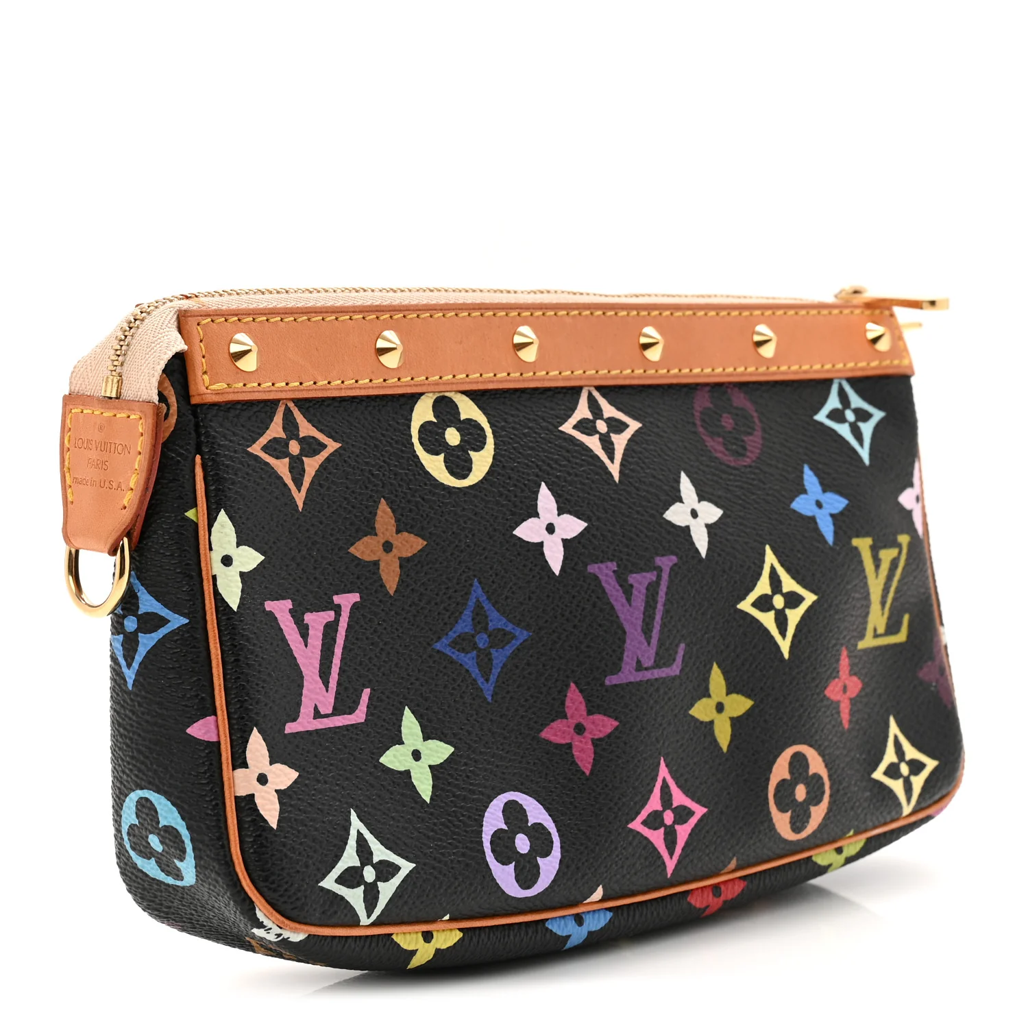 Monogram Multicolor Pochette Accessories Black - Top Club