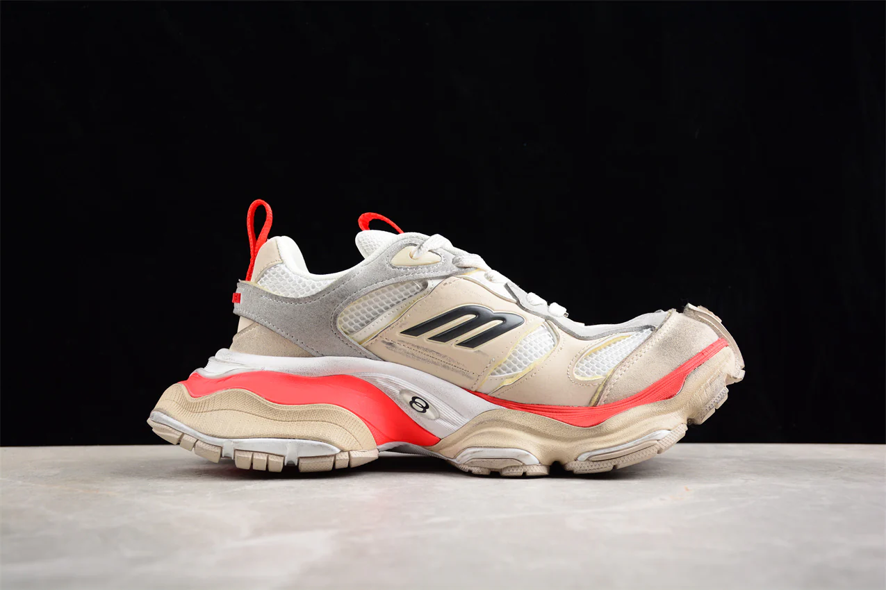 Balenciaga Cargo Sneaker 'Worn-Out - Beige Red' - Sneaker Replica Workshop