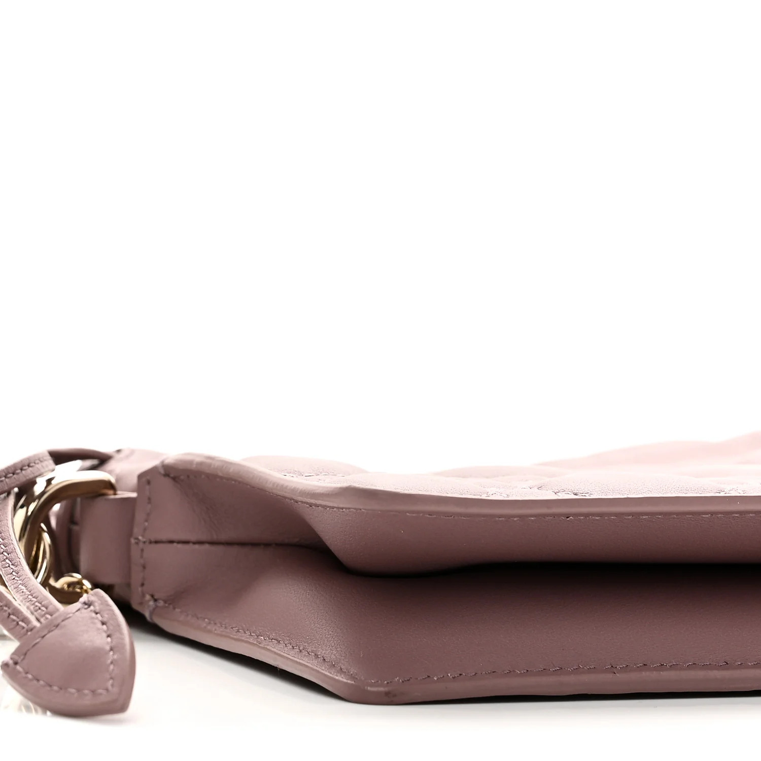 Lambskin Cannage Milly Mini Drawstring Bag Pink Peony - Top Club