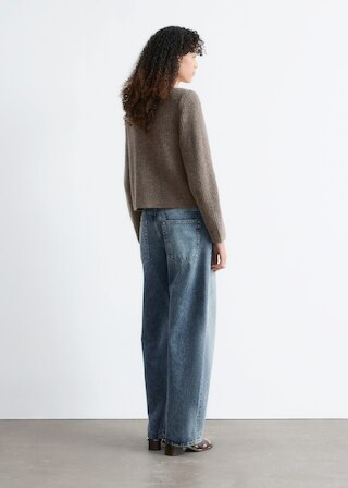 & Other Stories RIB-KNIT CARDIGAN