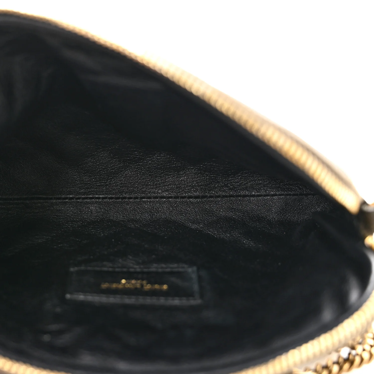 Lambskin Quilted Gaby Zipped Pouch - Top Club