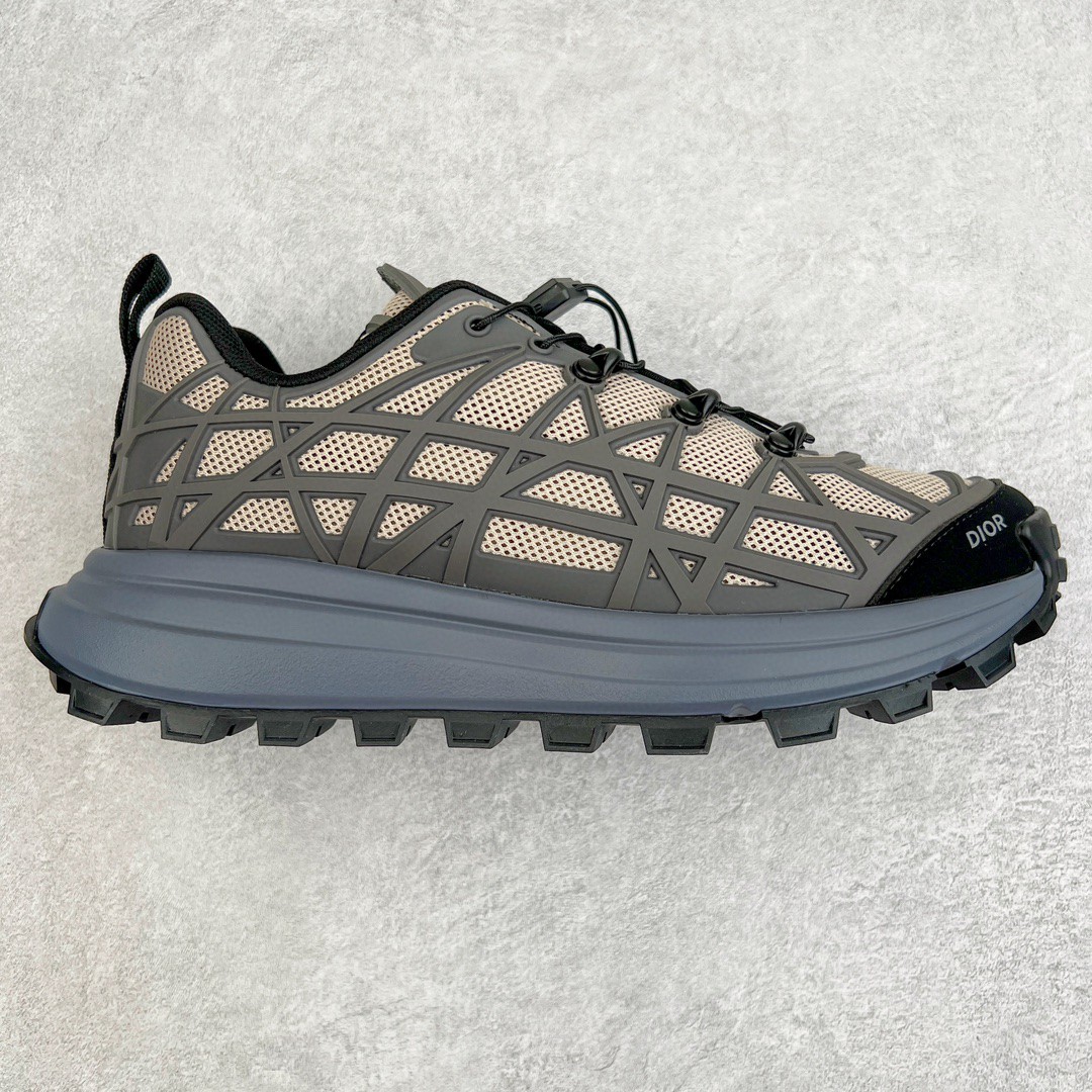 DIOR 迪奥 B31网布藤格纹图案 灰粽色 低筒 休闲鞋 运动鞋 板鞋 男鞋 女鞋 3SN297ZUV_H711 - Sneaker Replica Workshop
