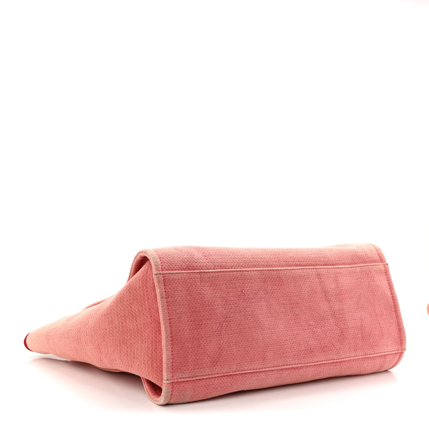 Canvas Medium Deauville Tote Red - Top Club