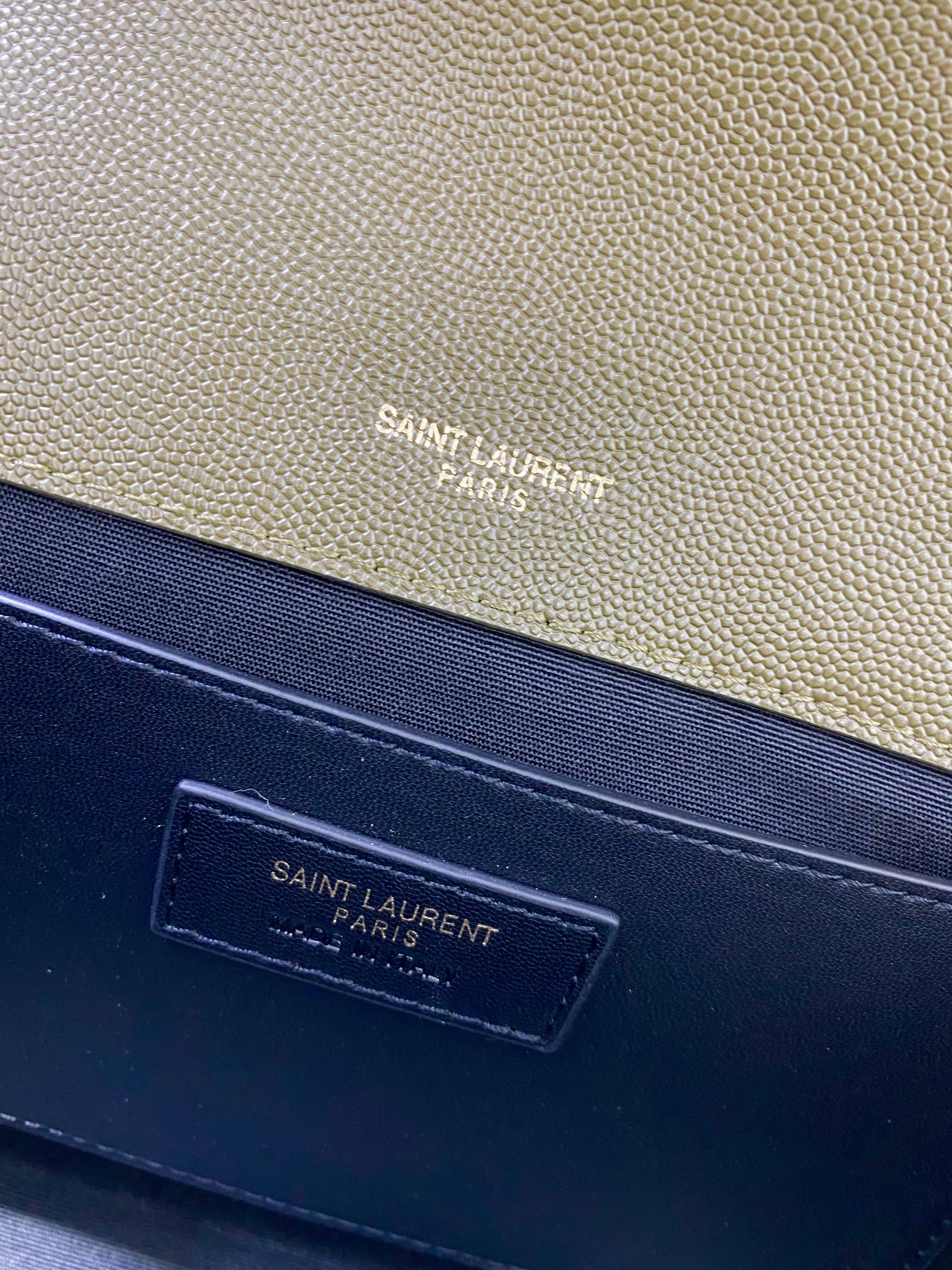 Y  Envelope Medium Bag In Mix Matelasse Grain  De Poudre Embossed Leather - Top Club
