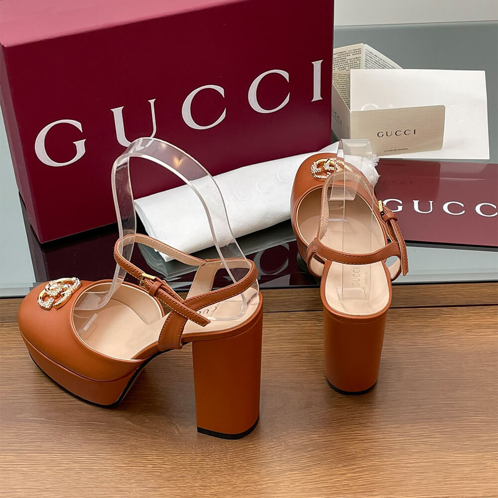 GUCCI Women s platform pump with Double G - Top Club
