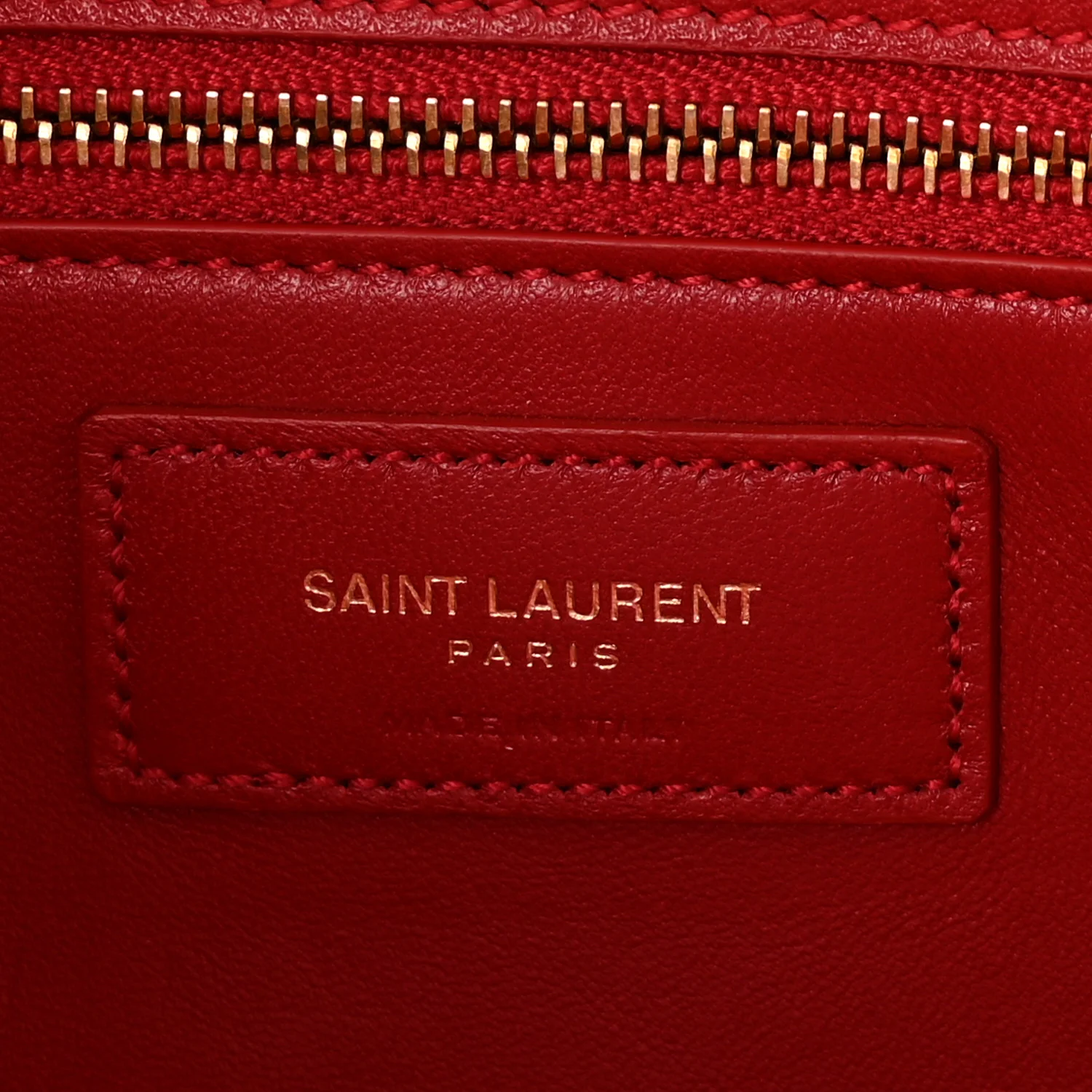 Smooth Calfskin Le Maillon Satchel Rouge Eros - Top Club