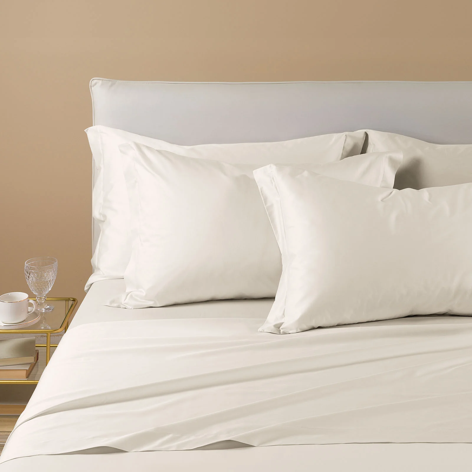Complete Cotton Class satin sheets Dreaming cream