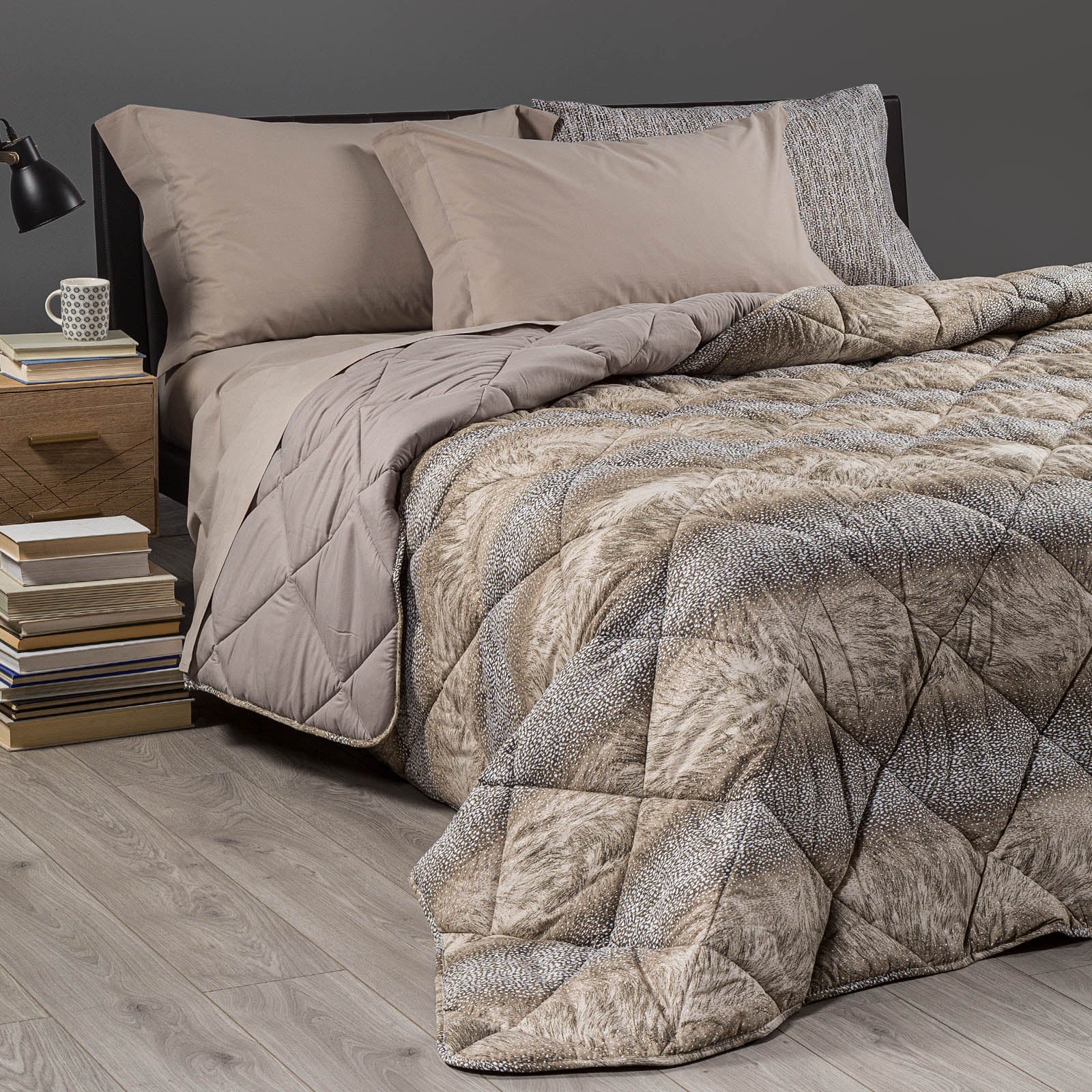 Cariblu cotton quilt single desert new generation