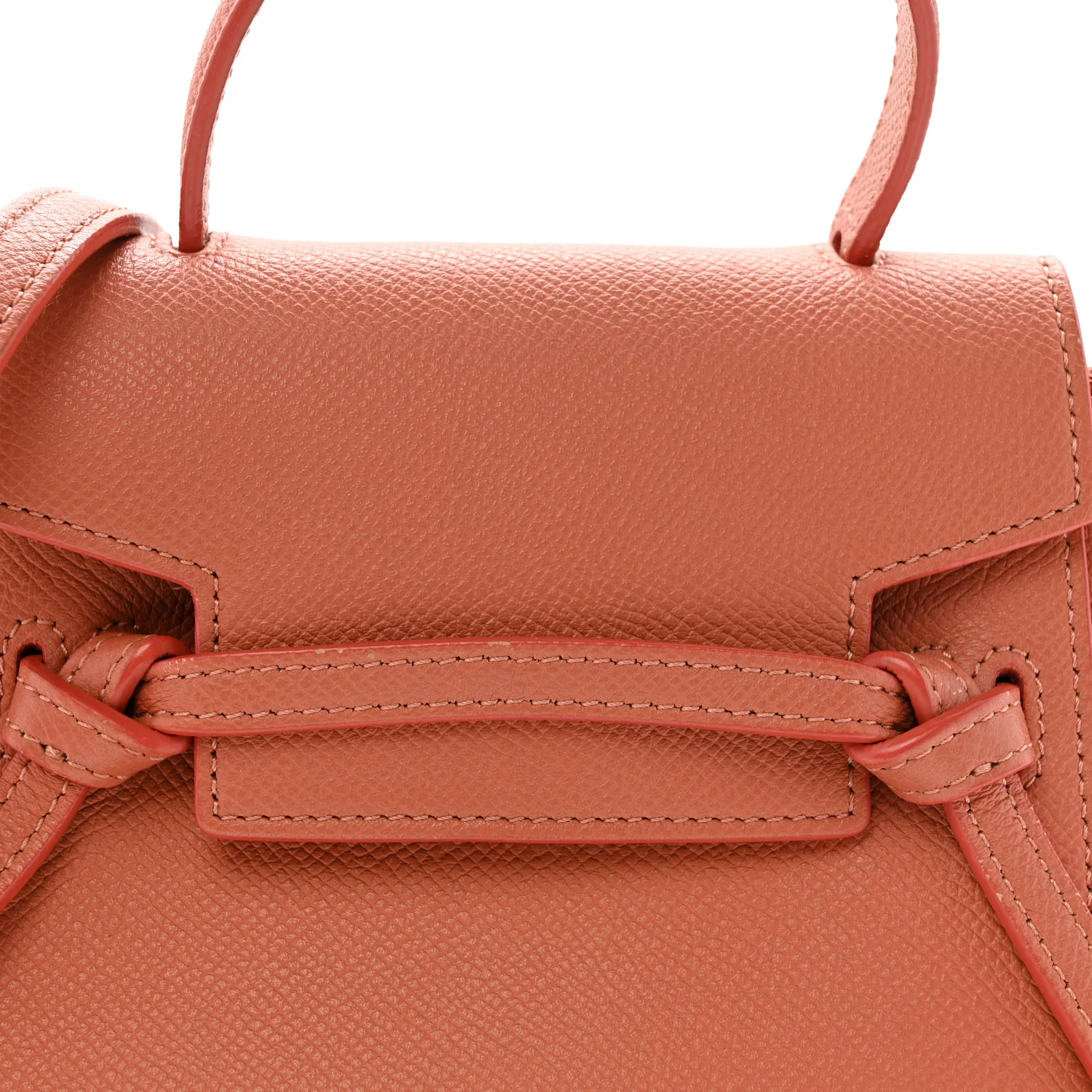 Grained Calfskin Pico Belt Bag Lychee - Top Club