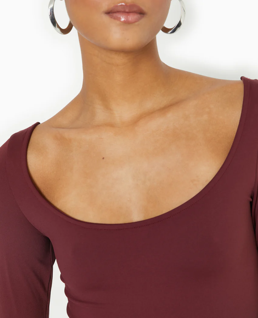 Pimkie Top manches longues encolure danseuse