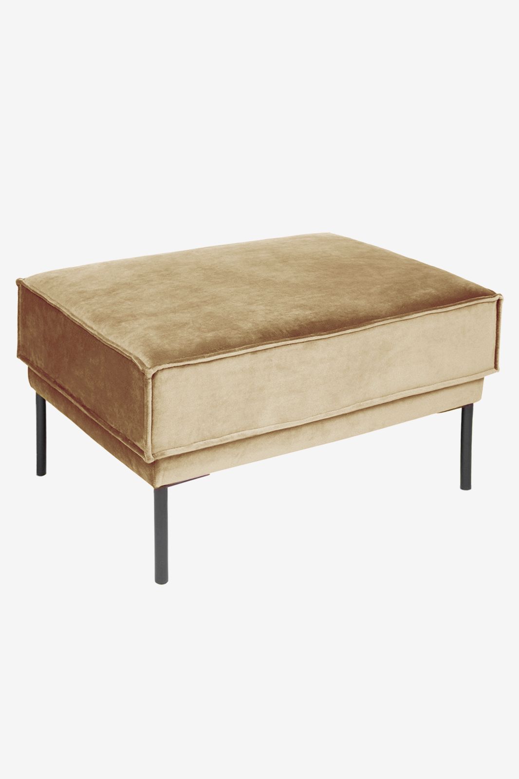The Duchess velvet hocker Juke sand