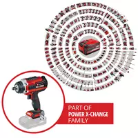 Cordless impact wrench IMPAXXO 18/400