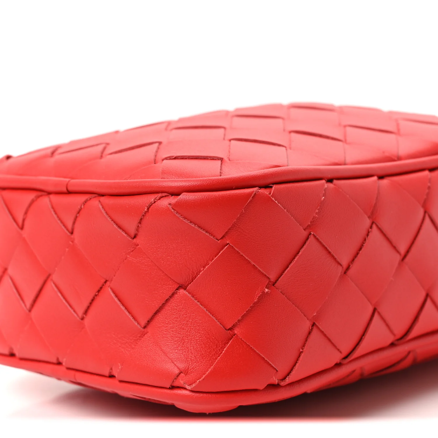Nappa Intrecciato Phone Case Crossbody Bag Redstone - Top Club