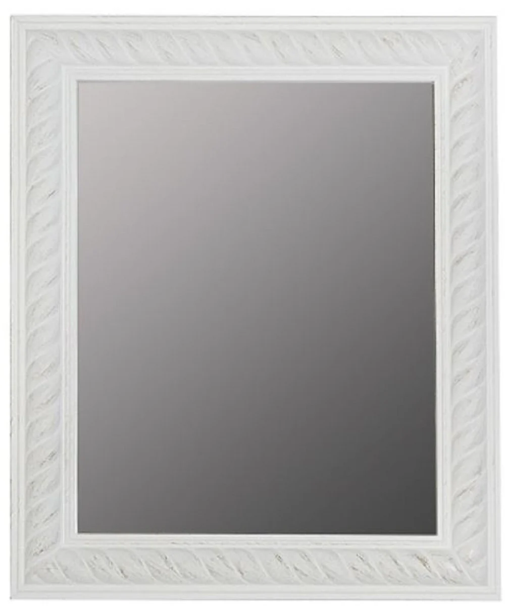 Baroque wall mirror antique white / gold 52 x H. 62 cm - Baroque mirror
