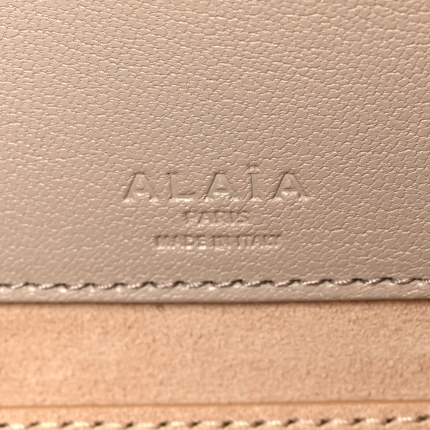 Shiny Goatskin Medium Le Teckel Bag Grege - Top Club
