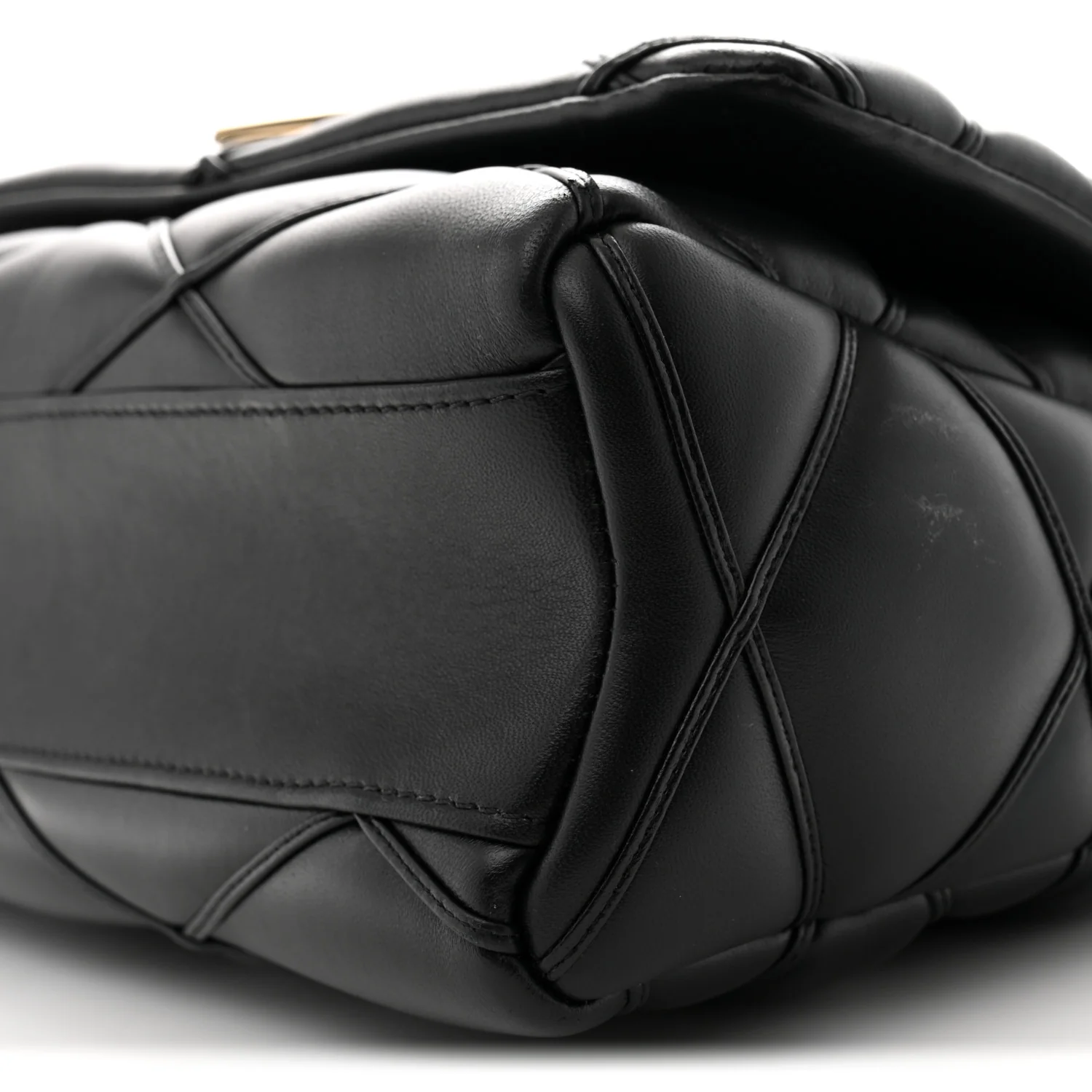 Lambskin Malletage Top Handle GO-14 GM Black - Top Club