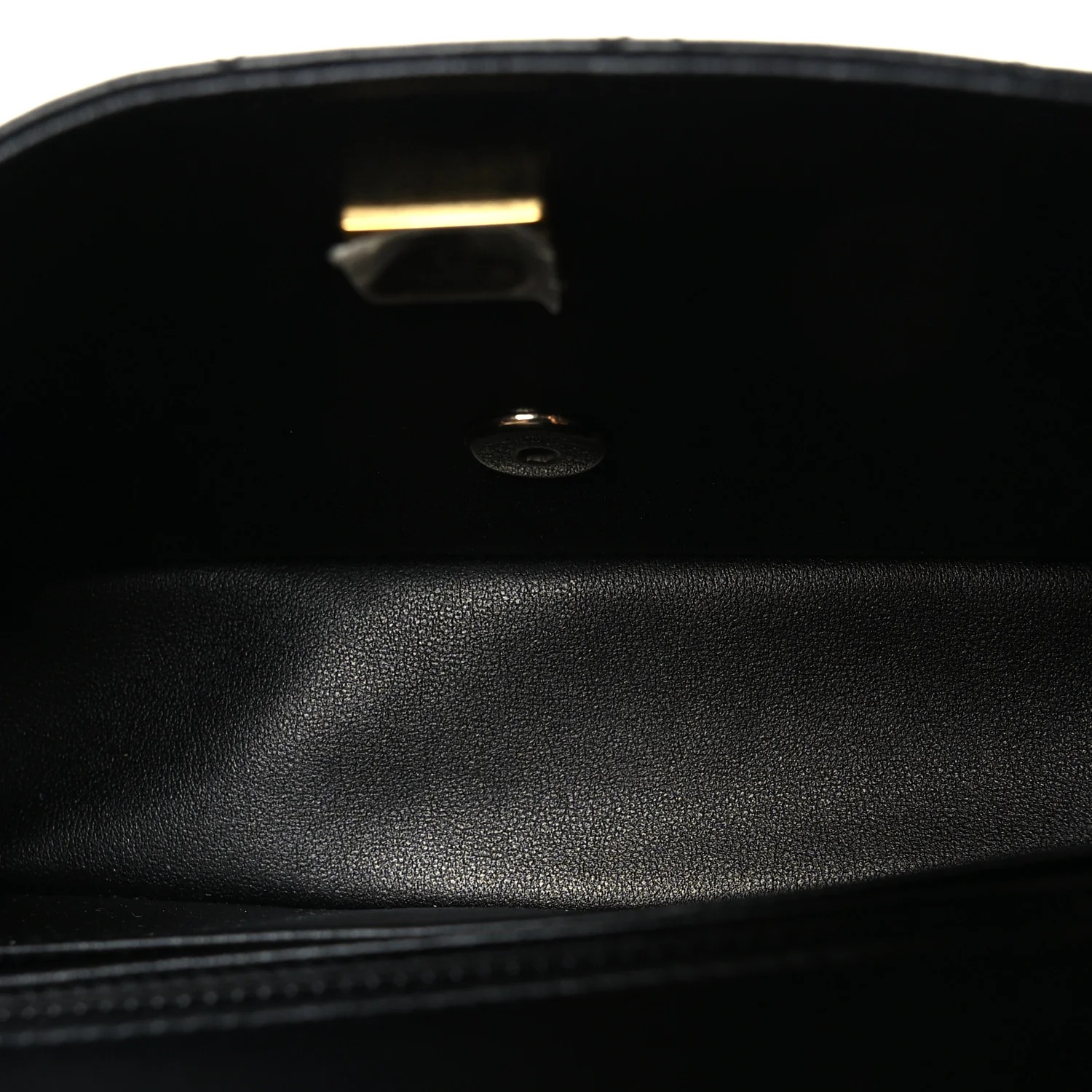 Lambskin Quilted Mini Rectangular Flap Black - Top Club
