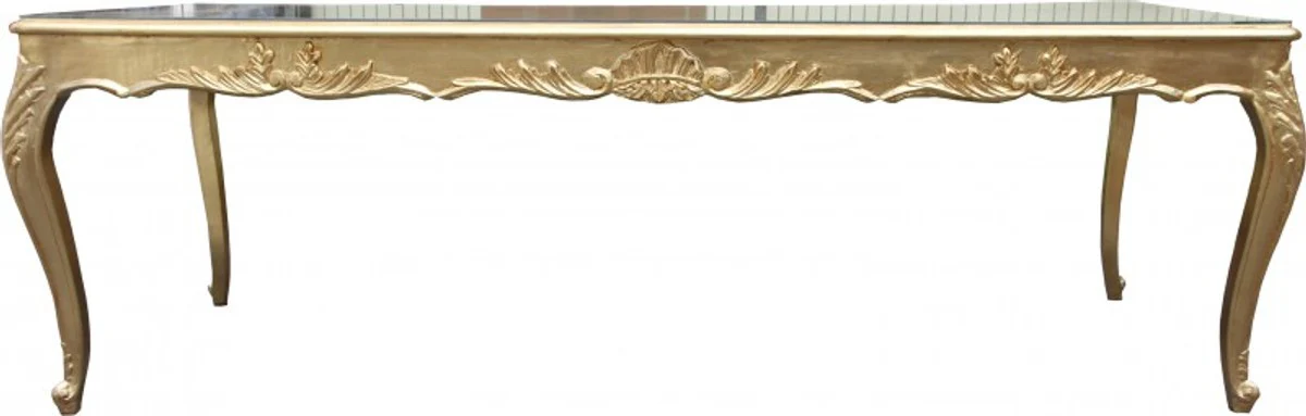 Baroque dining table gold 250 cm - dining room table - special model