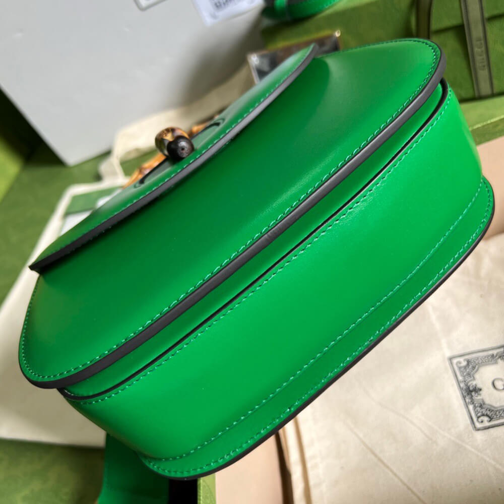 GUCCI BAMBOO 1947 JUMBO GG SMALL TOP HANDLE BAG - Top Club