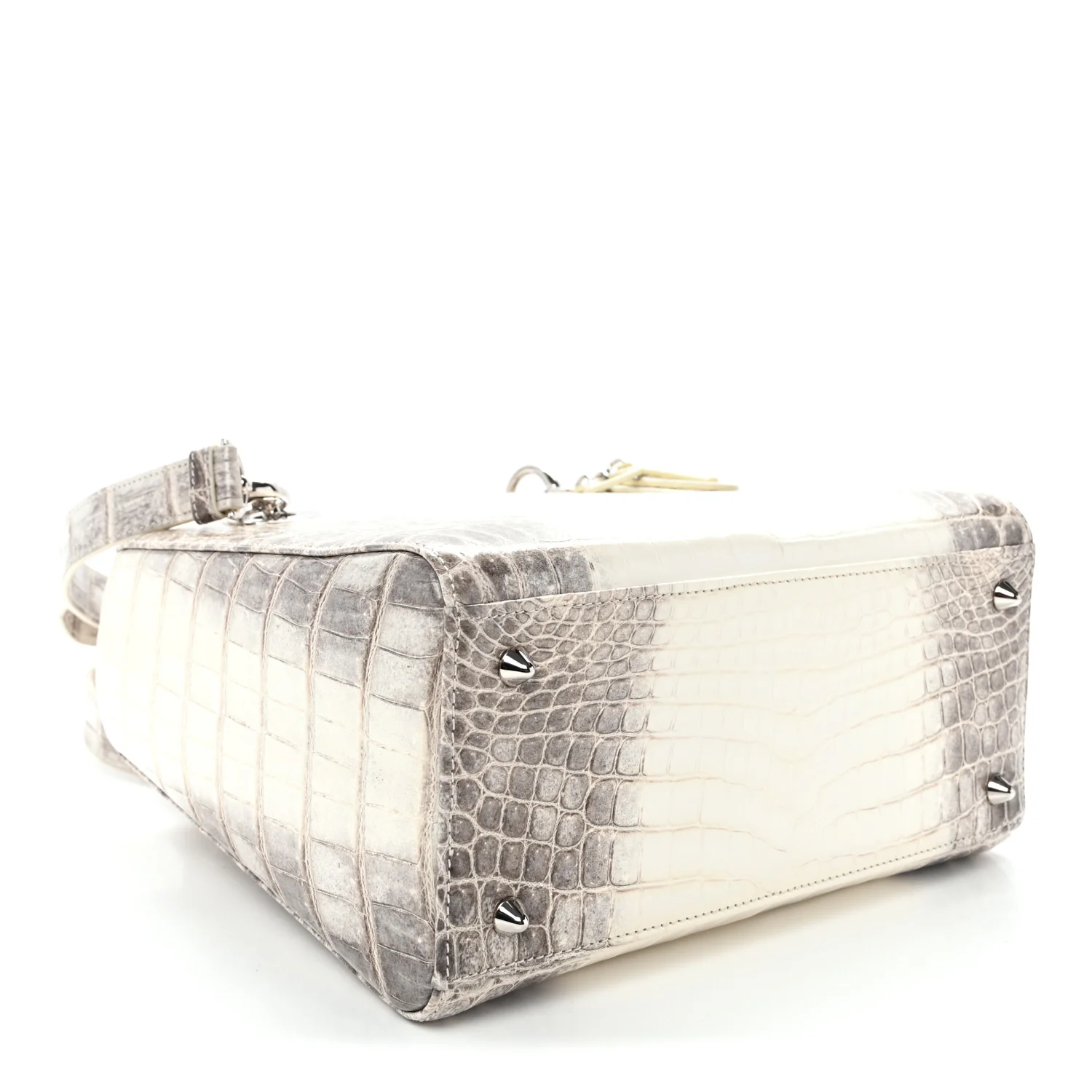 Niloticus Crocodile Himalaya Medium Lady Dior Latte - Top Club