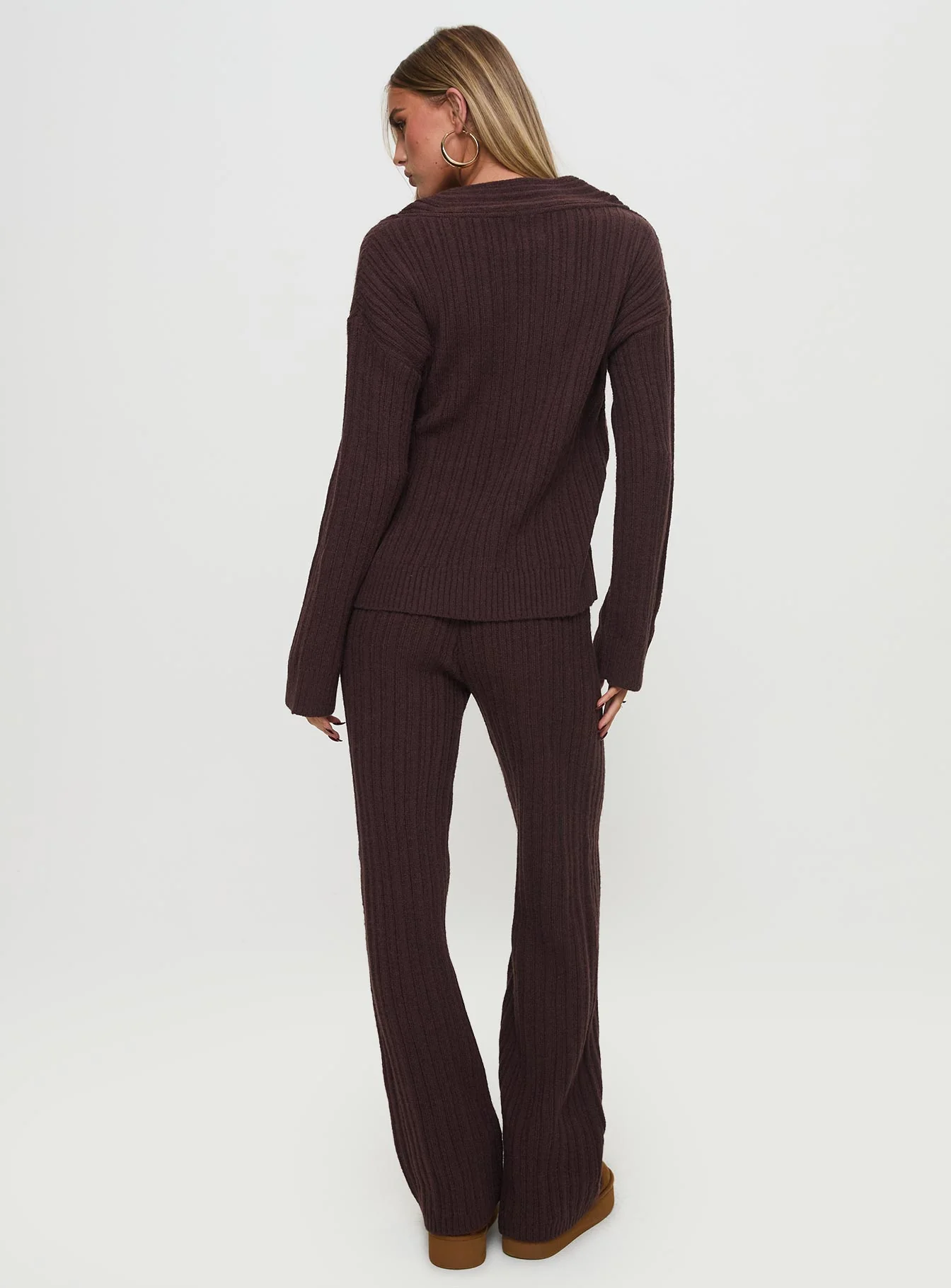 Pillows Knit Set Brown