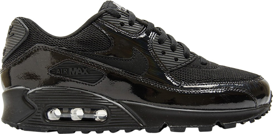 Wmns Air Max 90 Premium  Black  443817-002 - Sneaker Replica Workshop