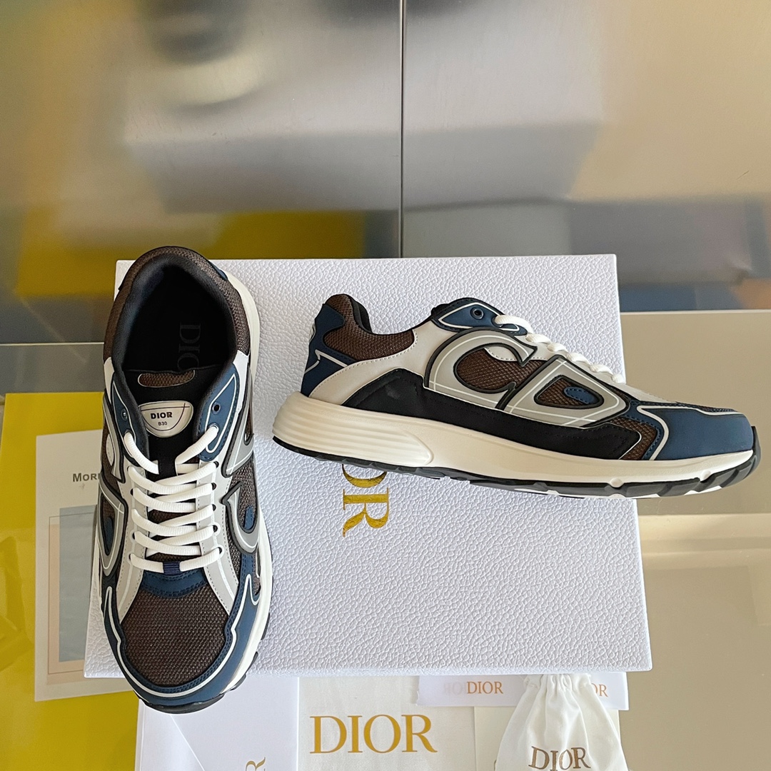 Dior B30 Dad Sneakers Brown (AAA High Quality Version) - Sneaker Replica Workshop