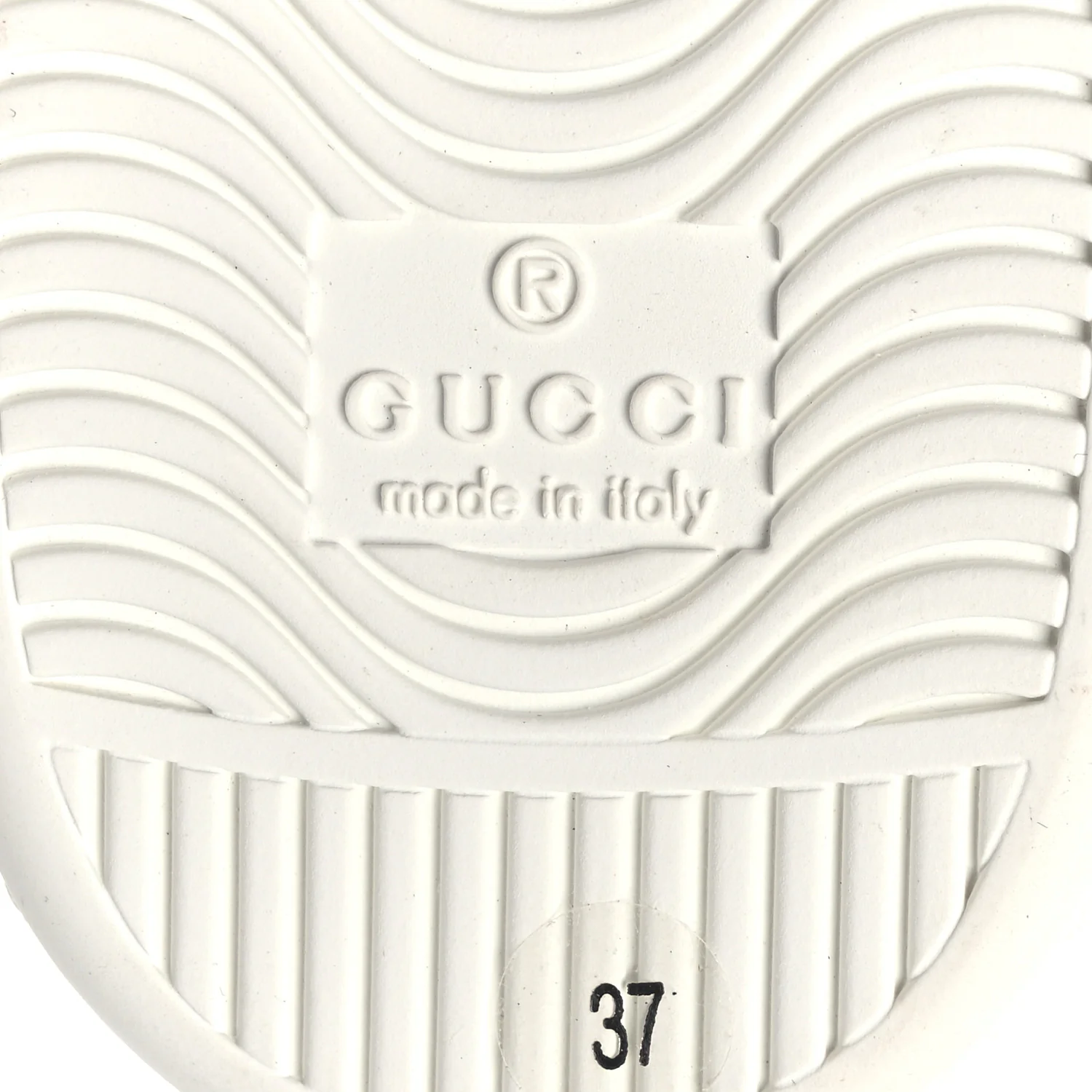 Calfskin Interlocking G Perforated Womens Ace Sneakers 37 White Grey Sky - Top Club