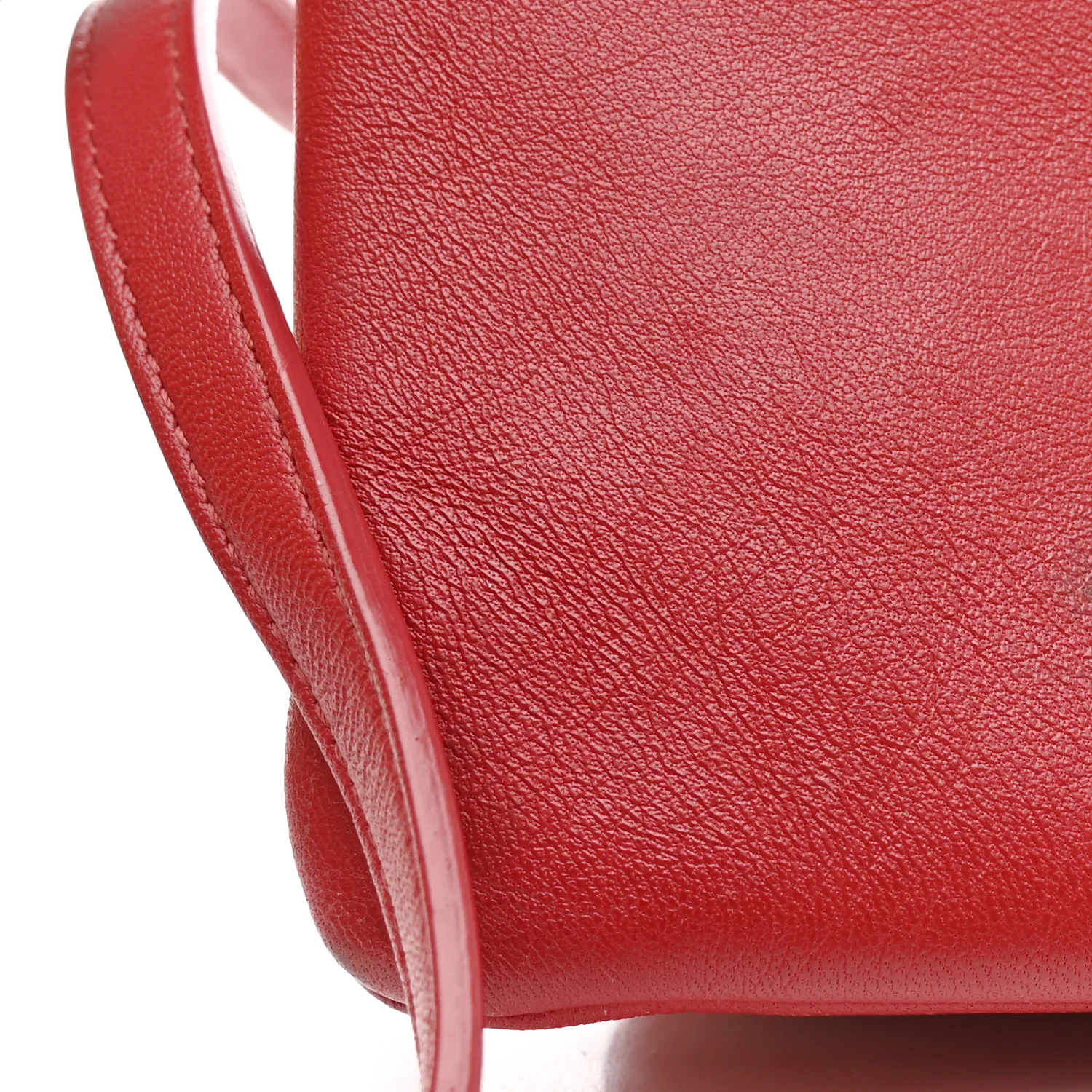 Lambskin Large Trio Crossbody Bag Red - Top Club