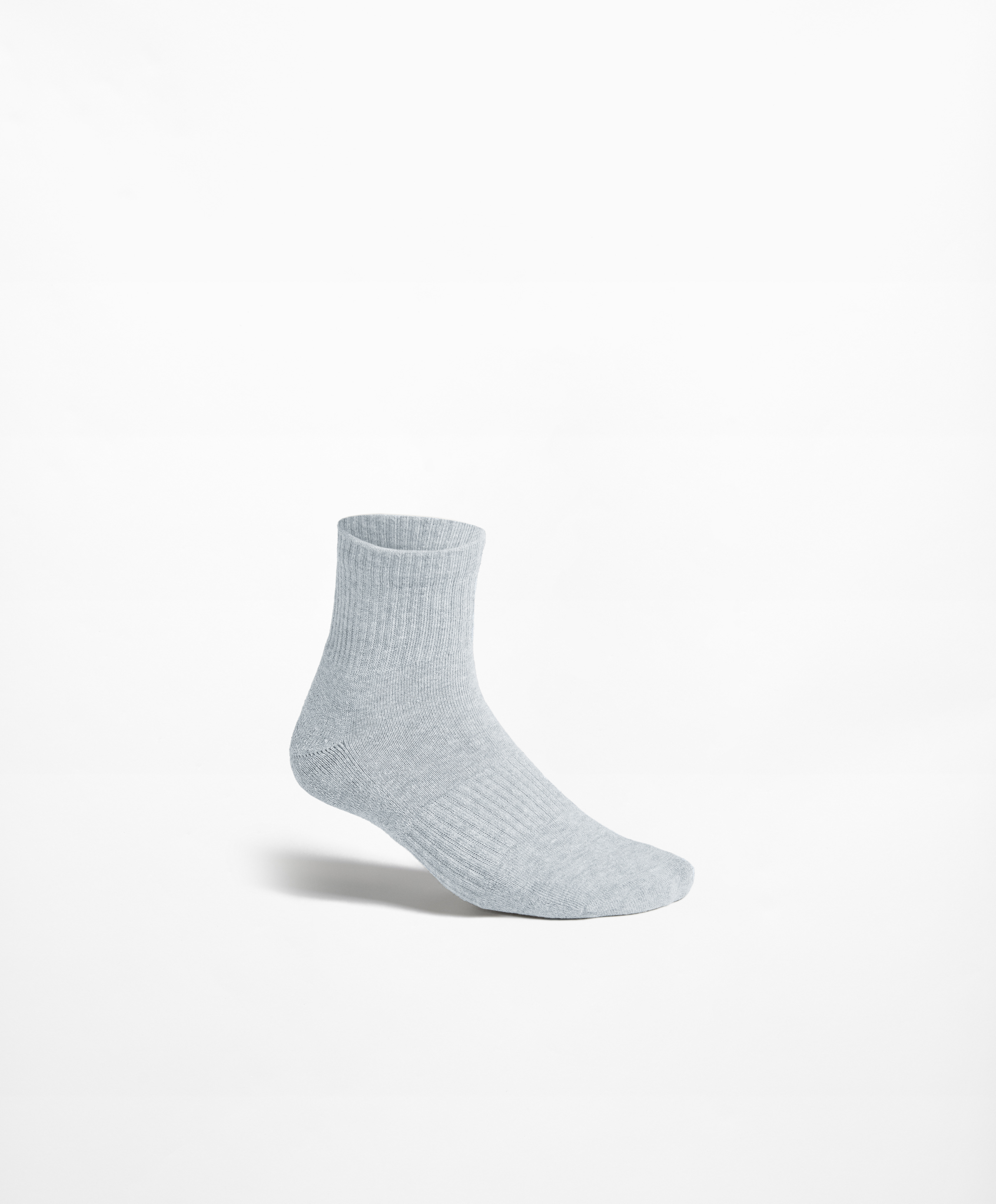 OYSHO 3 pairs of cotton blend quarter sports socks
