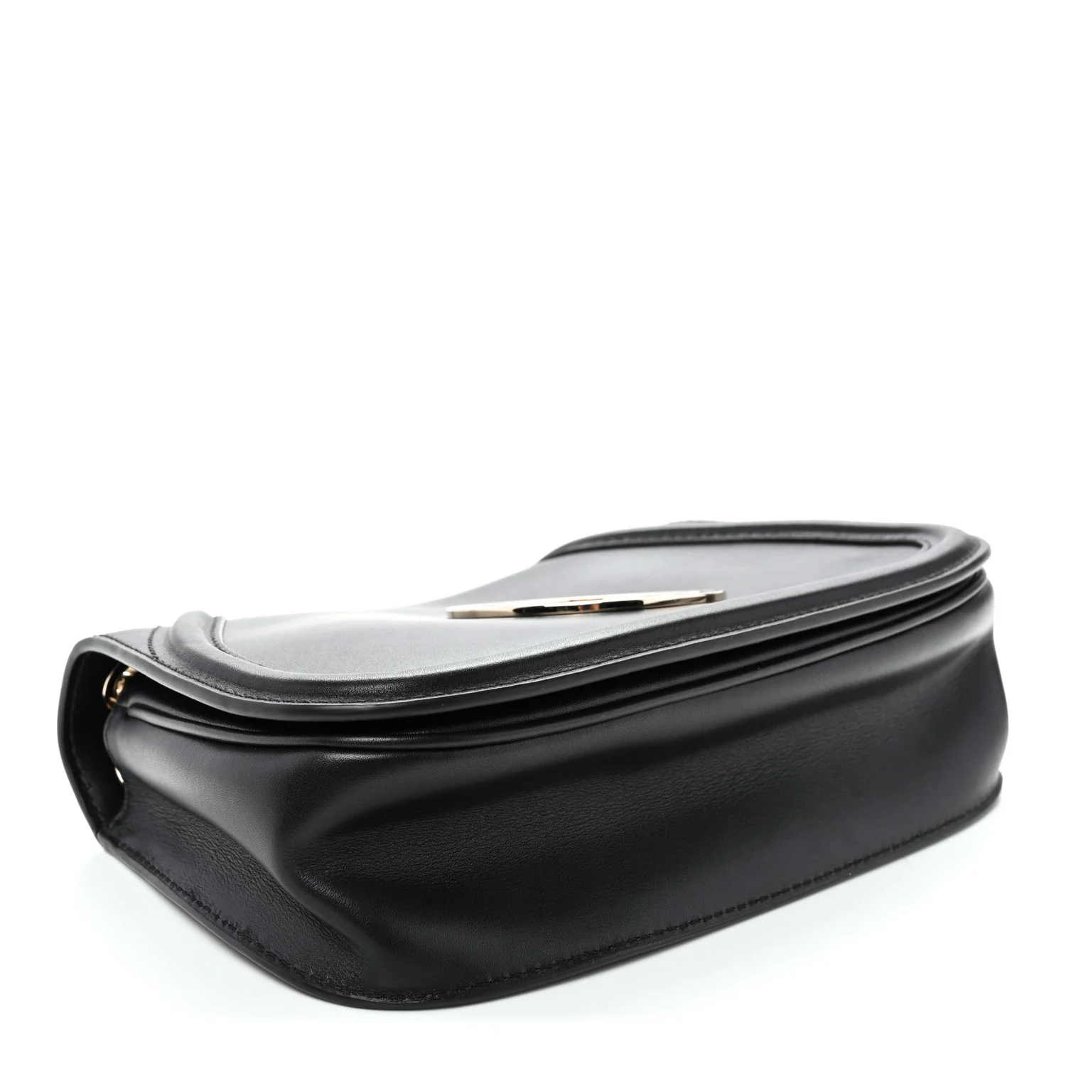 Calfskin Blondie Medium Shoulder Bag Black - Top Club