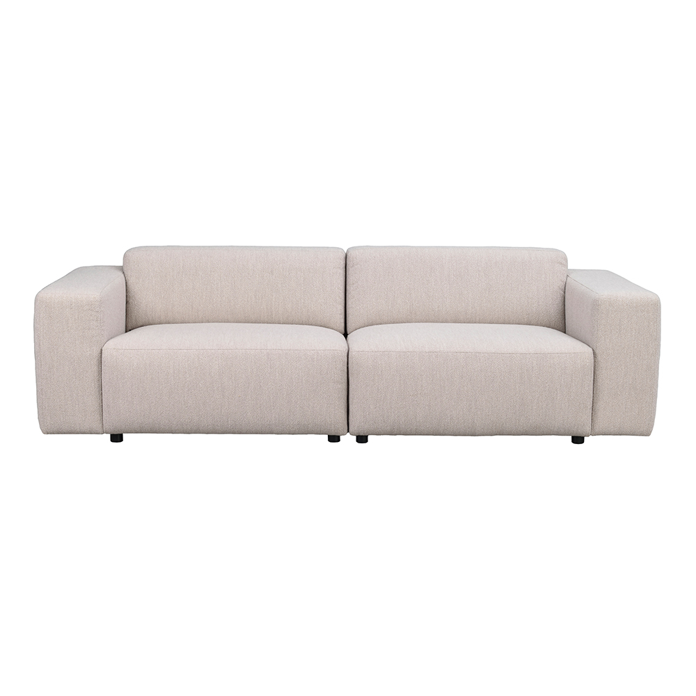 3-zitsbank Willard gestoffeerd Lichtbeige
