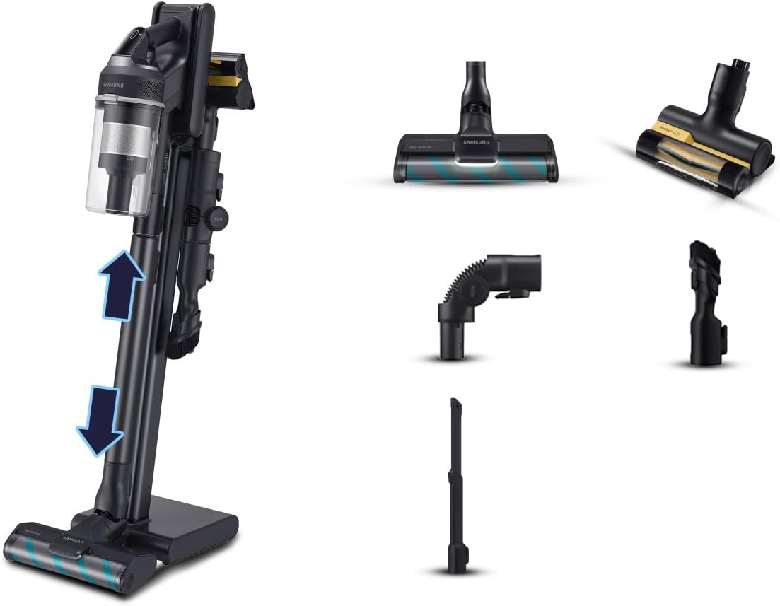 Scopa Elettrica VS20C955CTK/WA Jet 95 Multi Extra, Potenza 210W, Aspirapolvere Senza Filo, Fino a 120 Min di Autonomia