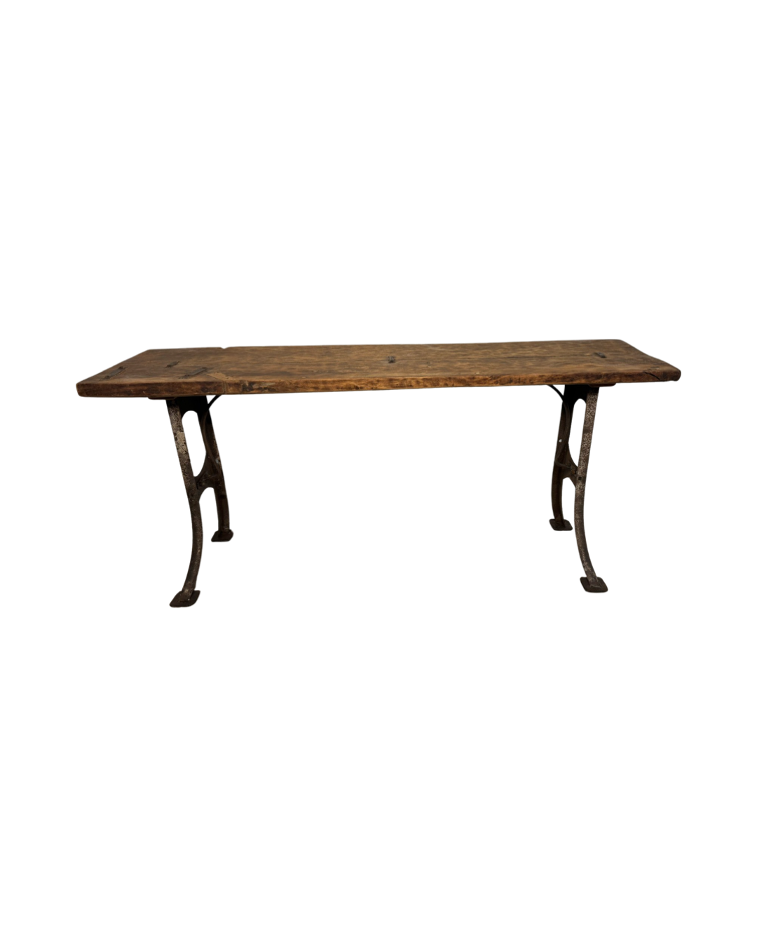 Console met metalen H poten