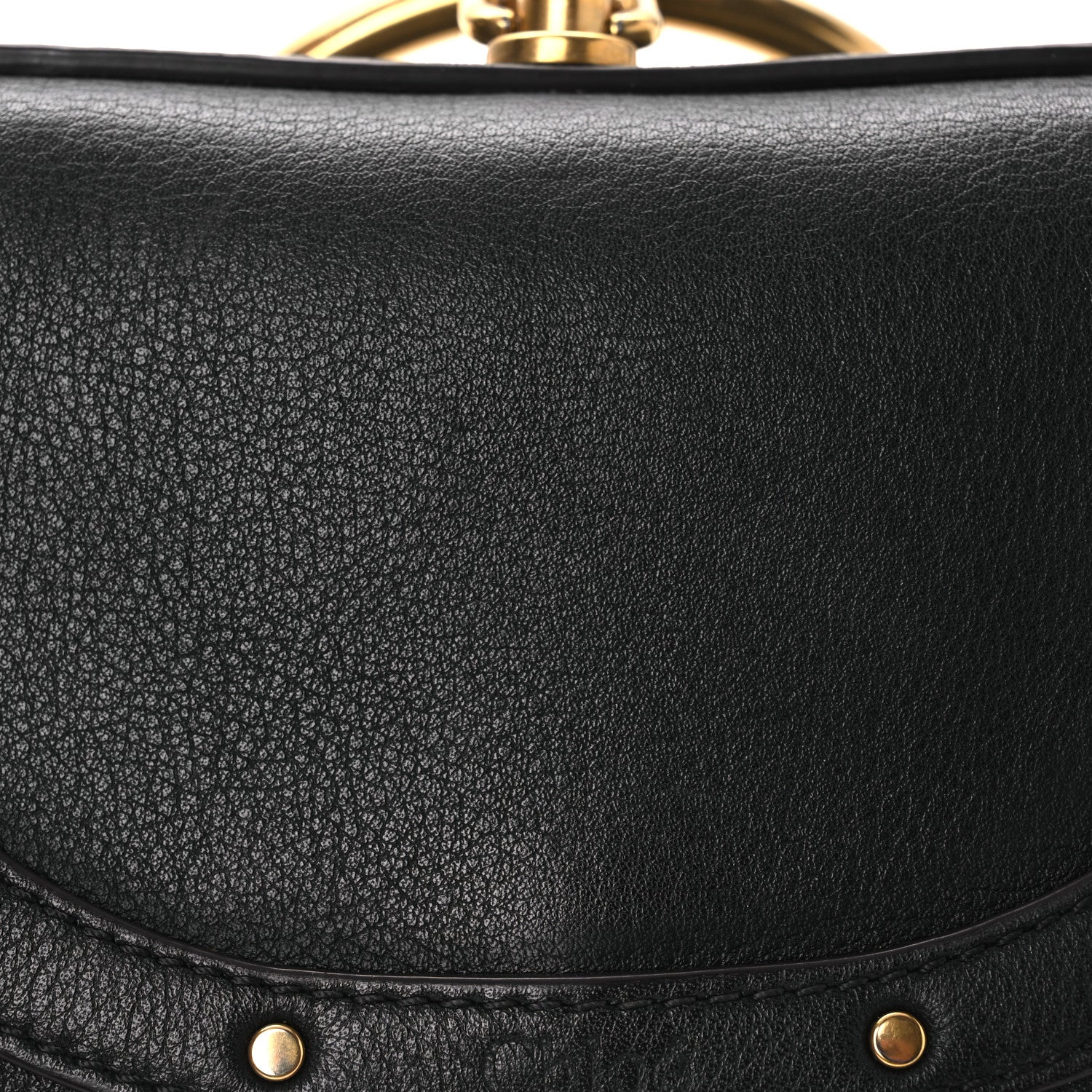 Calfskin Small Nile Bracelet Minaudiere Bag Black - Top Club