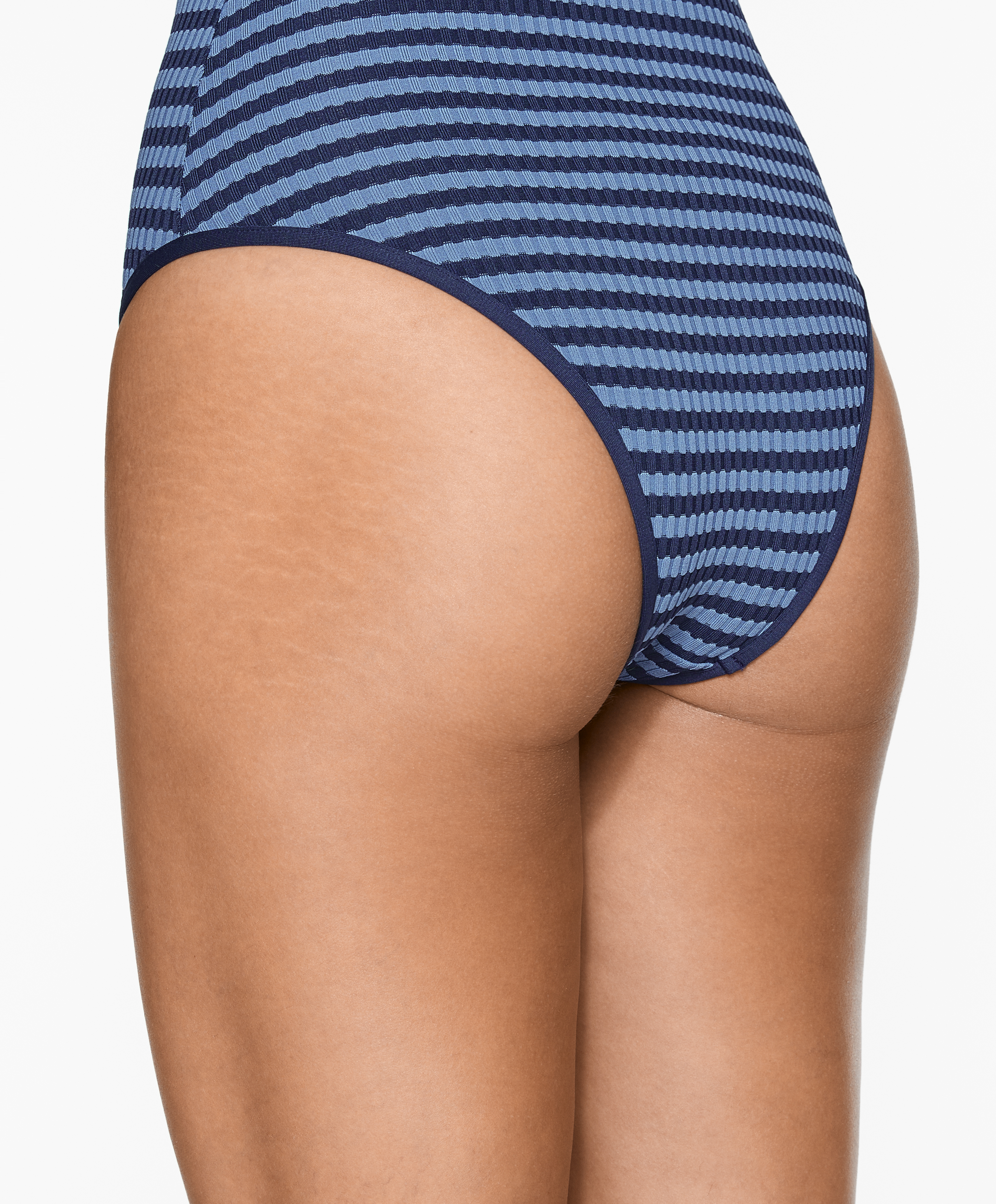 OYSHO Textured stripe triangle swimsuit