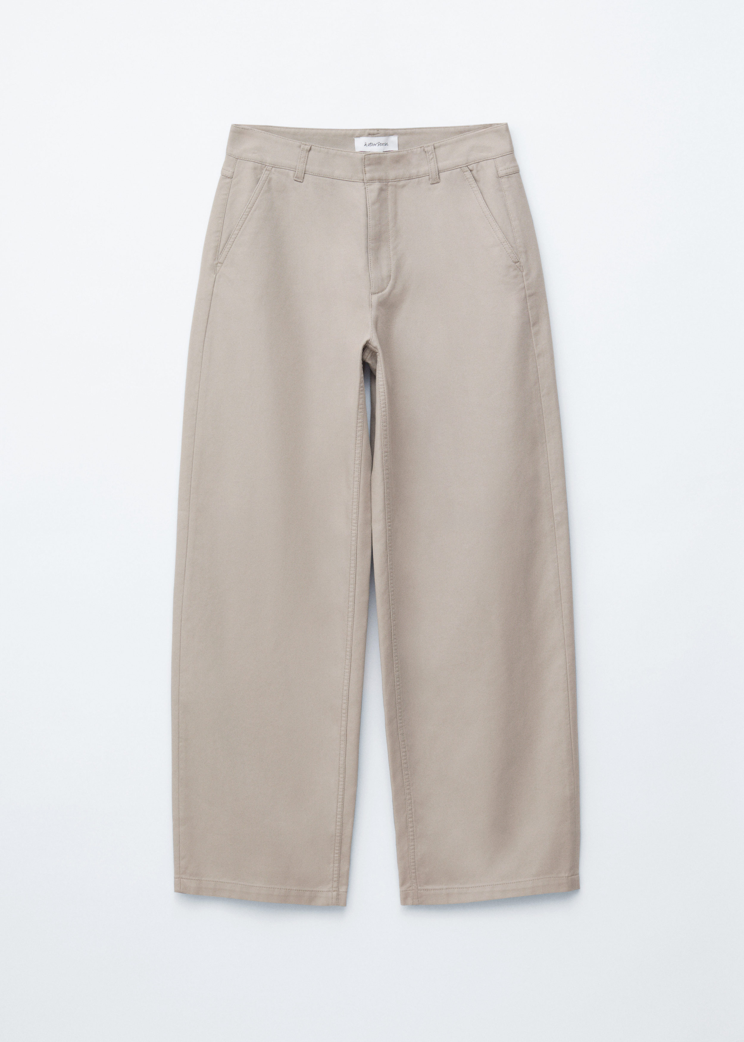 & Other Stories WIDE-LEG TWILL TROUSERS
