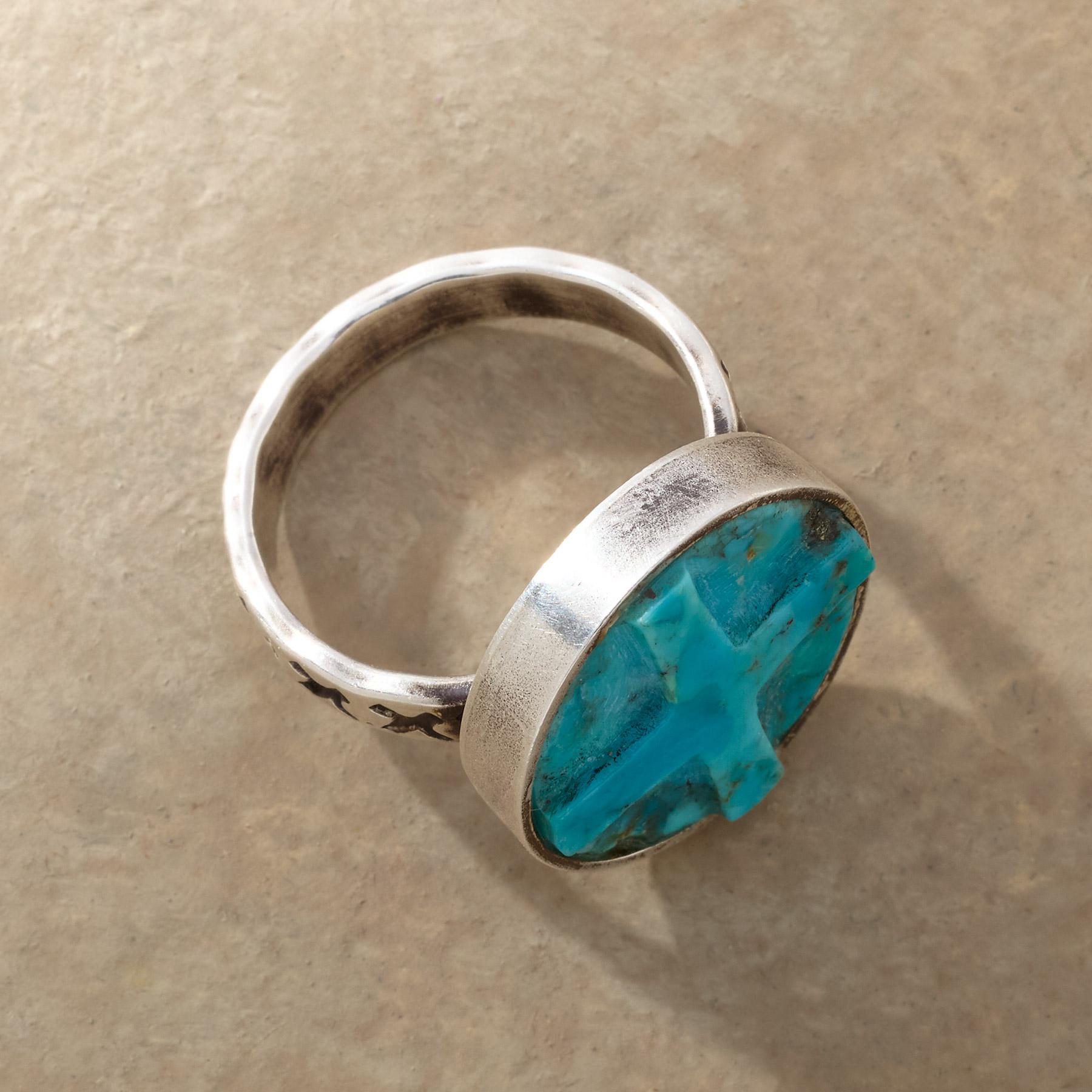 Carved Cross Ring - Sundance Living