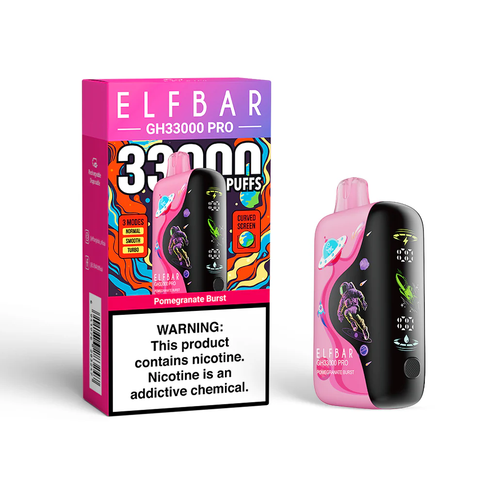 ELFBAR GH33000 PRO ładowalny jednorazowy e-papieros (wszystkie smaki)