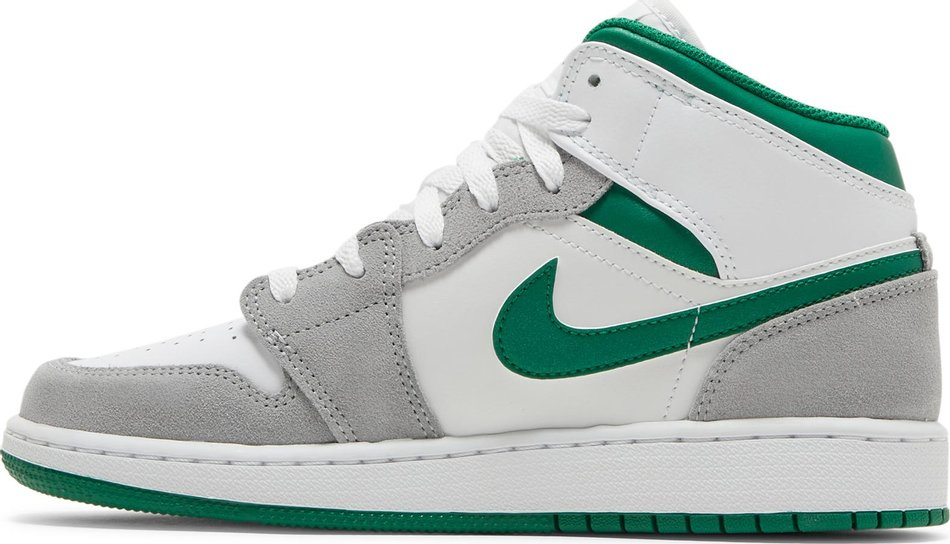Air Jordan 1 Mid SE GS  Grey Pine Green  DC7248-103 - Sneaker Replica Workshop