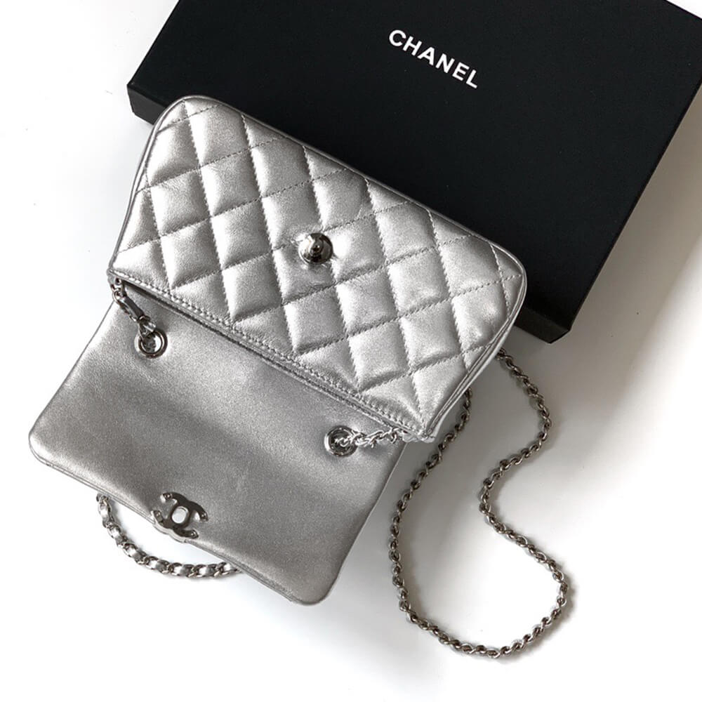Chanel FLAP PHONE HOLDER WITH CHAIN(HIGH-END GRADE) - Top Club
