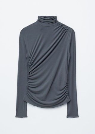 & Other Stories DRAPED TURTLENECK TOP
