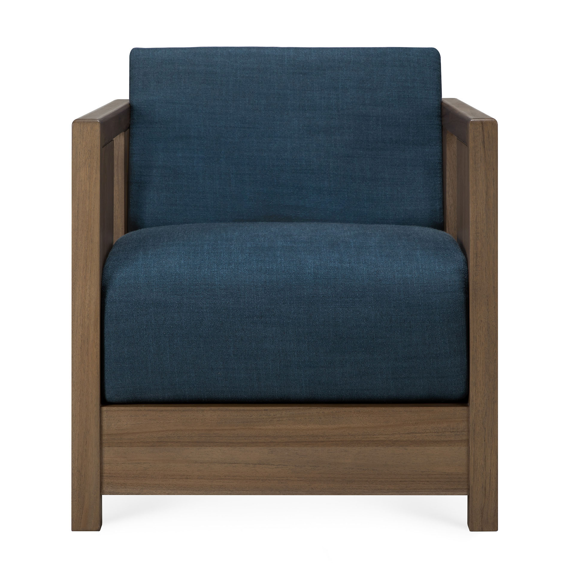 Fauteuil Roan teak wild brown ink