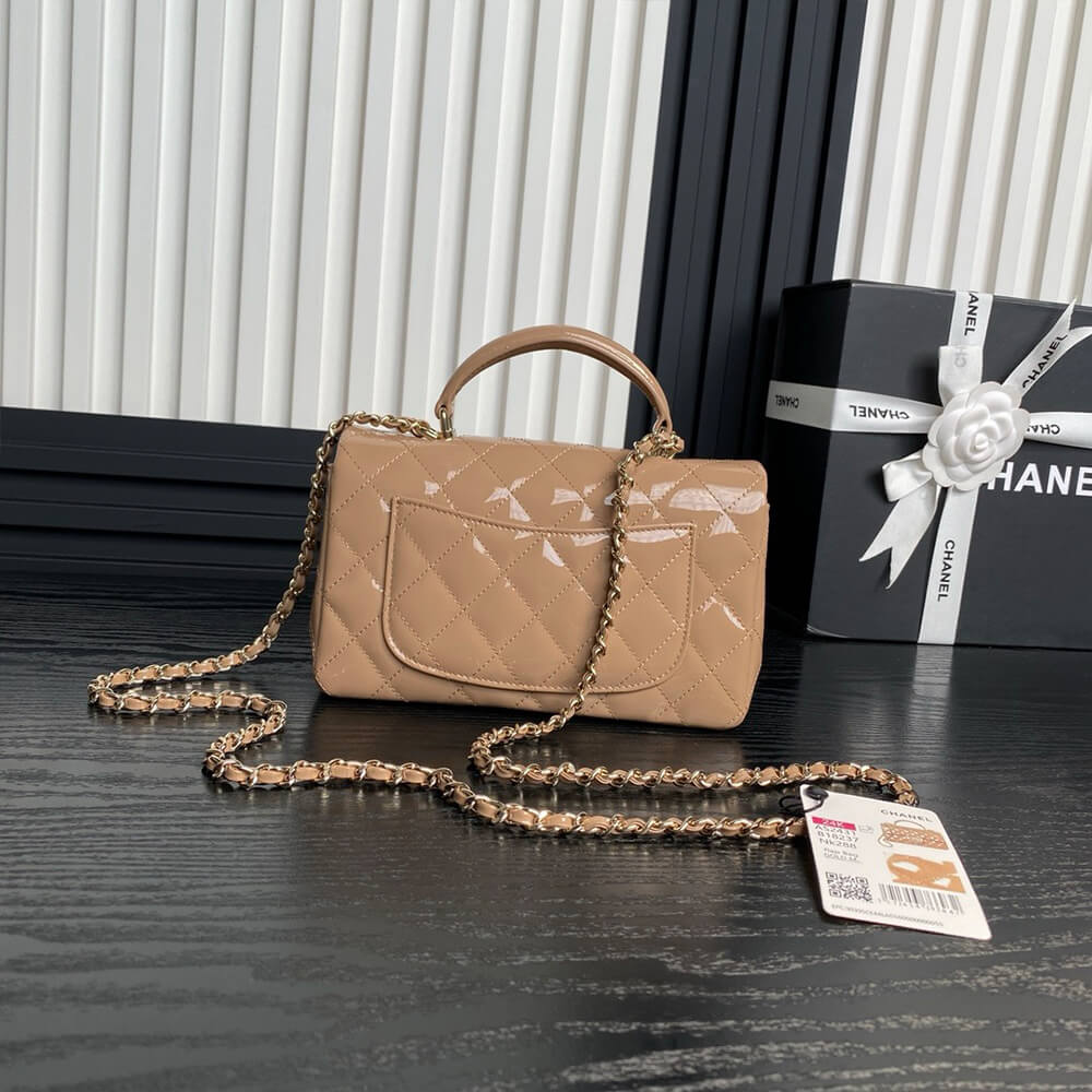 CHANEL Mini Classic Handbag With Top Handle - Top Club