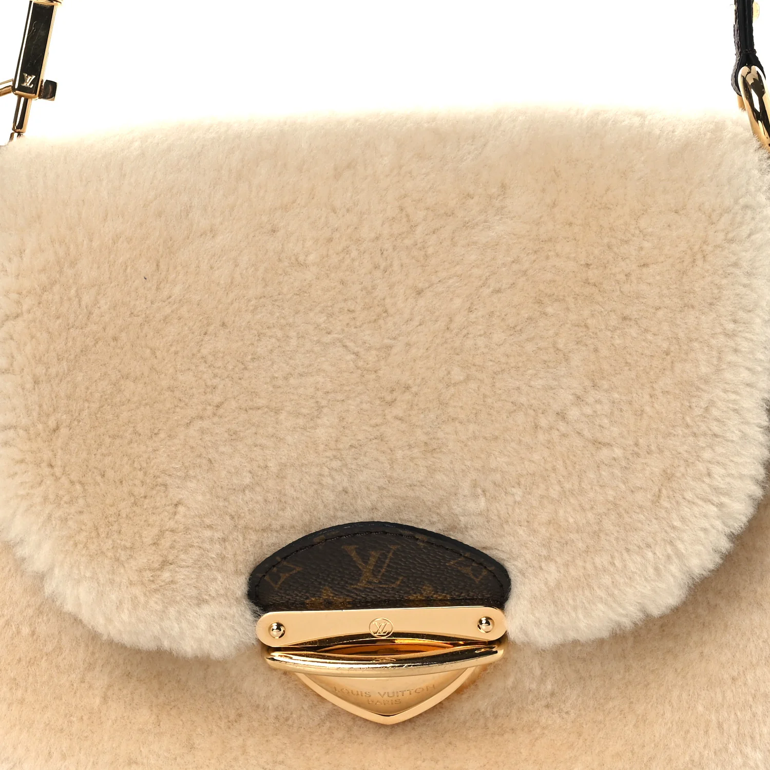 Shearling Monogram Sunset Cream - Top Club