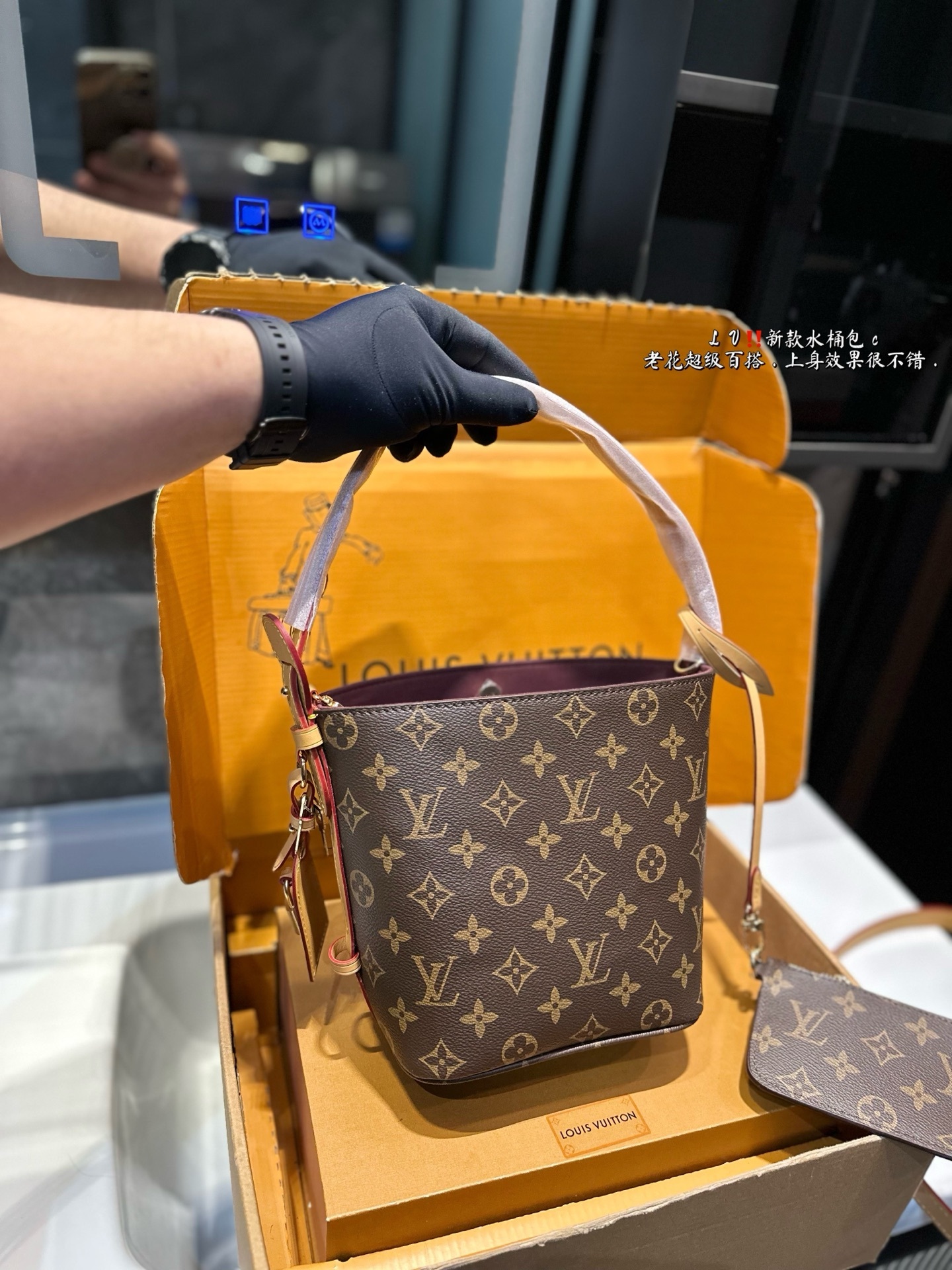 Louis new arrival ALL IN BB bucket bag size:17 * 18.5 cm - Top Club