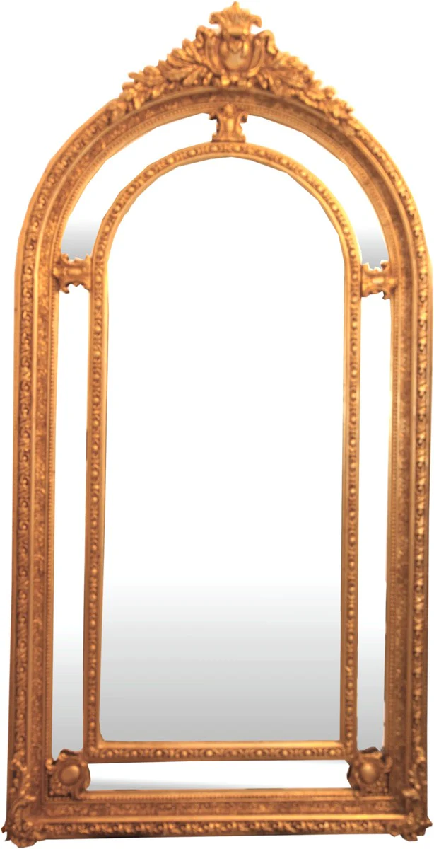 Baroque wall mirror gold 125 x H. 228 cm - noble & magnificent
