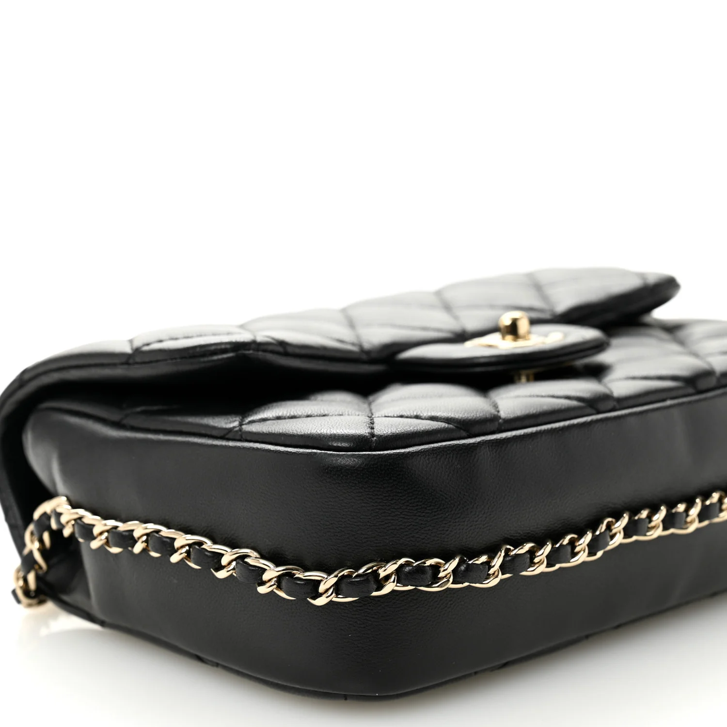 Lambskin Quilted Small My Precious Flap Black - Top Club